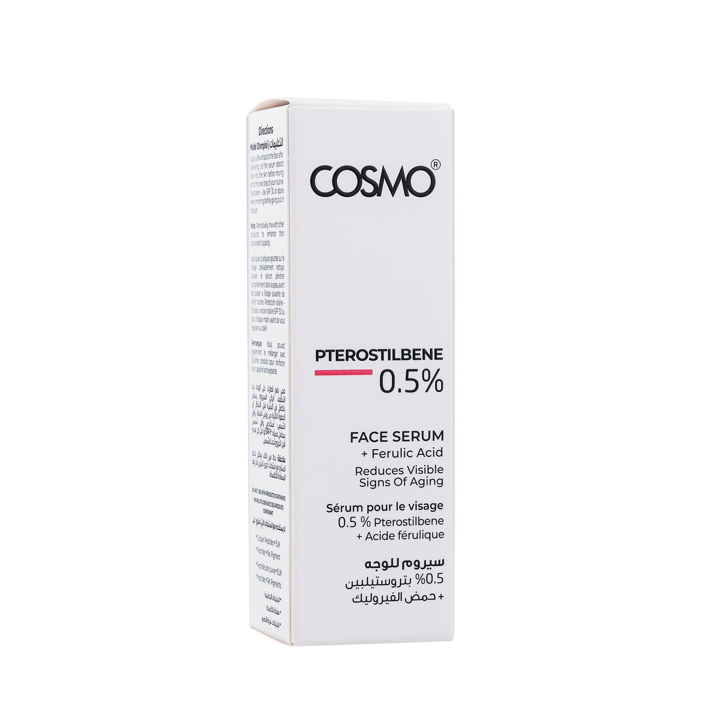 0.5% Pterostilbene + Ferulic Acid Face Serum