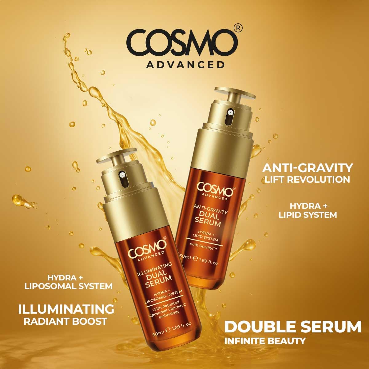 Anti-gravity Dual Serum – Hydra + Lipid System