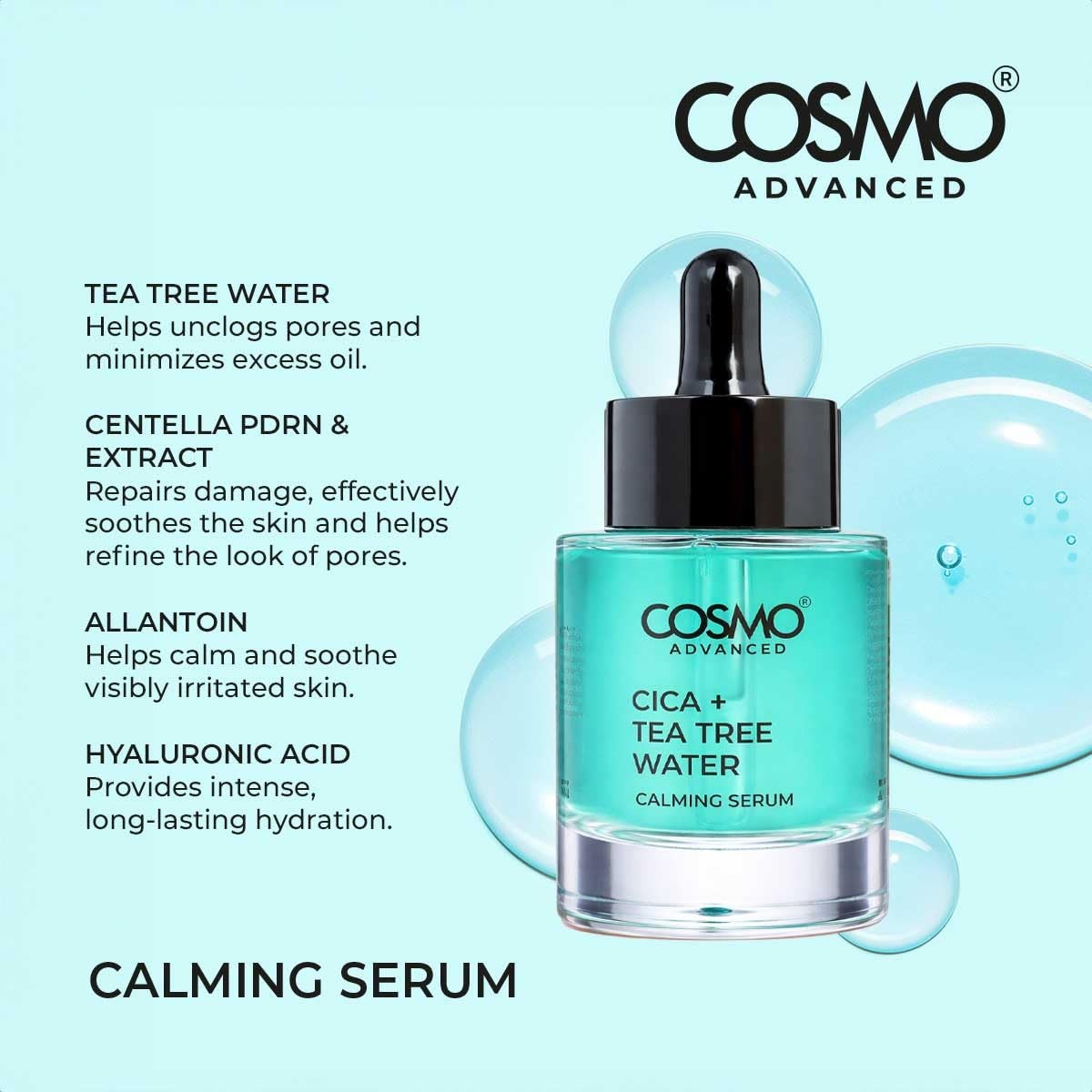 Cosmo Calming Serum Cica + Tea Tree