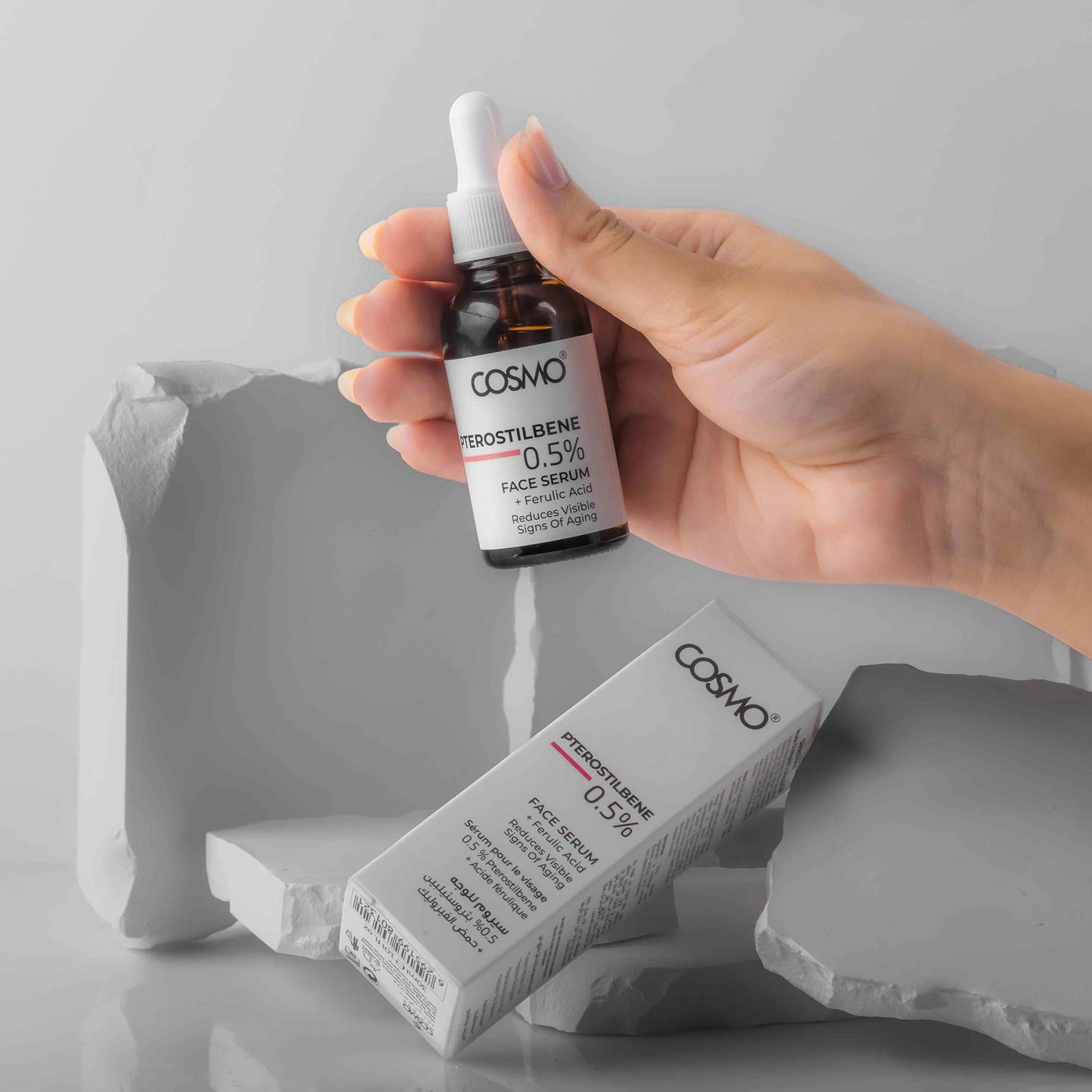 0.5% Pterostilbene + Ferulic Acid Face Serum